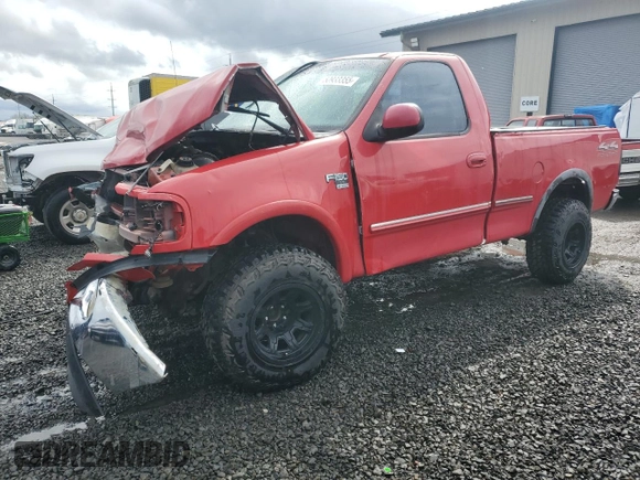 1998 Ford F-150 with VIN 1FTZF18W8WKC34713, listed as a Copart auction lot 50933355 with 237,940 mi miles and Salvage title. Bid and sale history available at DreamBid. Image 1.