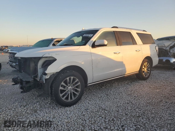 2018 Ford Expedition Max Limited with VIN 1FMJK2AT7JEA23438, listed as a Copart auction lot 85933814 with 99,307 mi miles and Salvage title. Bid and sale history available at DreamBid. Image 1.