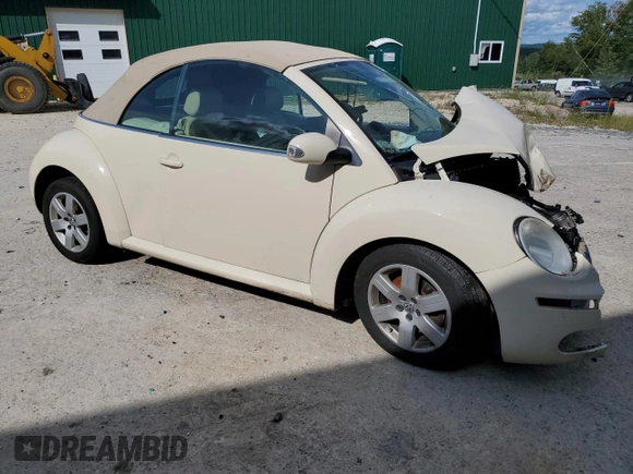 2007 Volkswagen Beetle with VIN 3VWRF31Y07M407560, listed as a Copart auction lot 67499934 with Not provided miles and Salvage title. Bid and sale history available at DreamBid. Image 4.