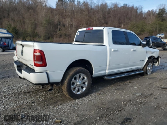 2023 Ram 2500 Laramie with VIN 3C6UR5FL2PG514919, listed as a Copart auction lot 44250605 with Not provided miles and Salvage title. Bid and sale history available at DreamBid. Image 3.