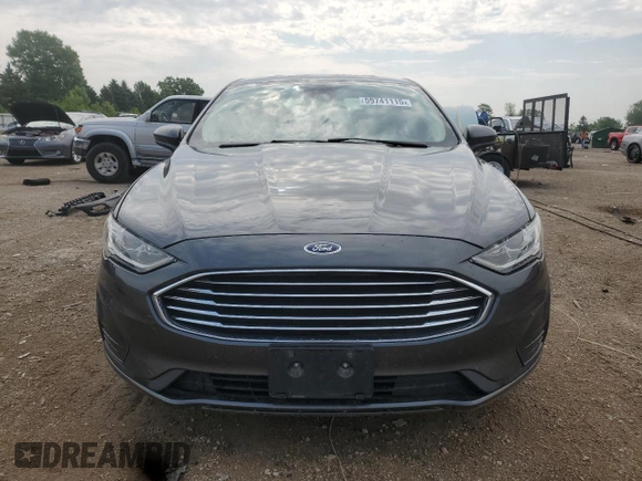 2020 Ford Fusion SE with VIN 3FA6P0T90LR247593, listed as a Copart auction lot 59741115 with 155,658 mi miles and Salvage title. Bid and sale history available at DreamBid. Image 5.