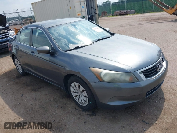 2010 Honda Accord LX z VIN 1HGCP2F3XAA126370, wystawiony jako IAAI lot #42482055 z przebiegiem 356 466 mil mil oraz . Historia ofert i sprzedaży dostępna na DreamBid. Obrazek 1.