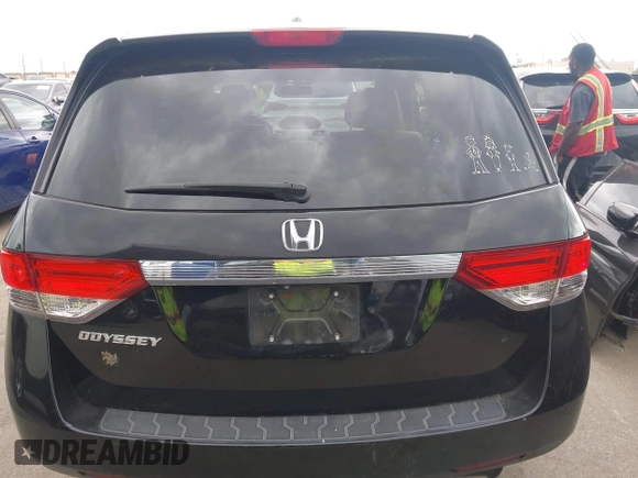 2014 Honda Odyssey EX-L z VIN 5FNRL5H69EB007106, wystawiony jako IAAI lot #41916202 z przebiegiem 164 040 mil mil oraz . Historia ofert i sprzedaży dostępna na DreamBid. Obrazek 16.