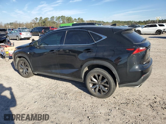 2017 Lexus NX with VIN JTJYARBZ5H2080134, listed as a Copart auction lot 47971345 with 91,358 mi miles and Salvage Title. Bid and sale history available at carsss.com. Image 2.