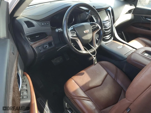 2018 Cadillac Escalade Premium Luxury with VIN 1GYS3CKJ1JR267159, listed as a Copart auction lot 77611284 with 0 mi miles and Salvage Title. Bid and sale history available at carsss.com. Image 8.