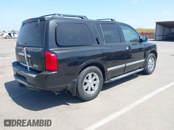 2005 Infiniti QX56 with VIN 5N3AA08C35N800594, listed as a IAAI auction lot 42110869 with 271,172 mi miles and . Bid and sale history available at DreamBid. Image 4.