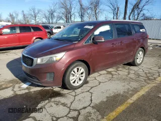 2016 Kia Sedona LX with VIN KNDMB5C12G6088151, listed as a Copart auction lot 89132135 with 139,590 mi miles and Salvage Title. Bid and sale history available at DreamBid. Image 1.
