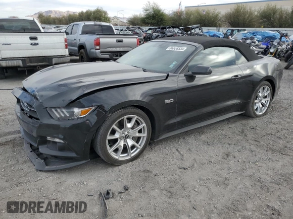 2015 Ford Mustang GT Premium with VIN 1FATP8FF8F5329274, listed as a Copart auction lot 86658534 with 27,678 mi miles and Salvage title. Bid and sale history available at DreamBid. Image 1.
