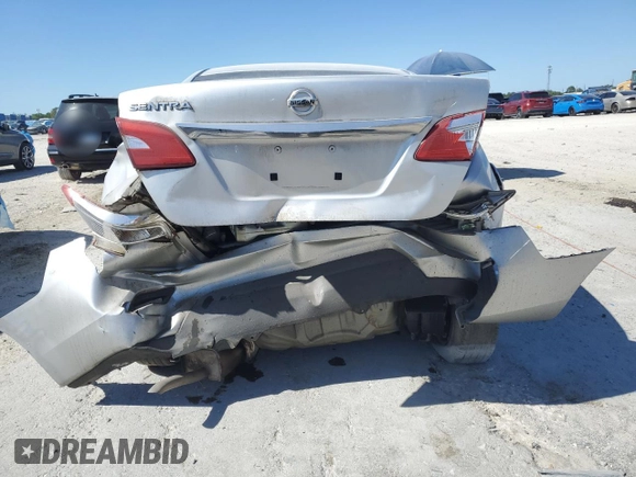 2016 Nissan Sentra SV with VIN 3N1AB7AP6GY222032, listed as a Copart auction lot 52602435 with 32,131 mi miles and Salvage Title. Bid and sale history available at DreamBid. Image 6.