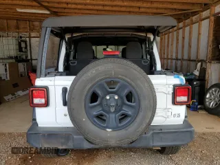 2023 Jeep Wrangler Sport with VIN 1C4HJXDGXPW697782, listed as a Copart auction lot 46709525 with 16,147 mi miles and Clean Title. Bid and sale history available at DreamBid. Image 6.