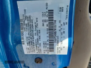 2007 Ford Focus S z VIN 1FAFP34N87W107744, wystawiony jako Copart lot #61934615 z przebiegiem Nie podano mil oraz Szkoda całkowita • Salvage title. Historia ofert i sprzedaży dostępna na DreamBid. Obrazek 12.