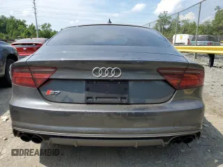 2017 Audi S7 Prestige with VIN WAU2FAFC3HN043225, listed as a Copart auction lot 61791724 with 57,361 mi miles and Salvage Title. Bid and sale history available at carsss.com. Image 6.