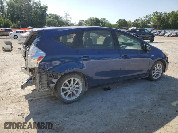 2012 Toyota Prius Two with VIN JTDZN3EU4C3132722, listed as a Copart auction lot 55067085 with 134,276 mi miles and Salvage Title. Bid and sale history available at DreamBid. Image 3.