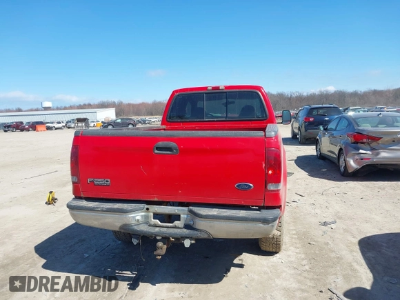 1999 Ford Super Duty F-250 XL with VIN 1FTNW21S5XED28172, listed as a IAAI auction lot 41887957 with 233,990 mi miles. Bid and sale history available at carsss.com. Image 16.