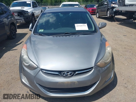 2012 Hyundai Elantra Limited with VIN KMHDH4AE2CU357779, listed as a IAAI auction lot 42560594 with 118,794 mi miles and . Bid and sale history available at DreamBid. Image 14.