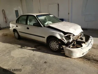 1996 Honda Civic DX with VIN 1HGEJ6625TL015368, listed as a Copart auction lot 81109073 with 0 mi miles and Clean Title. Bid and sale history available at carsss.com. Image 4.