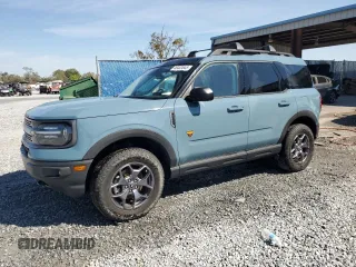 2023 Ford Bronco Sport Badlands z VIN 3FMCR9D9XPRE02582, wystawiony jako Copart lot #46403845 z przebiegiem 26 713 mil mil oraz Nie do naprawy. Historia ofert i sprzedaży dostępna na DreamBid. Obrazek 1.