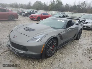 2016 Chevrolet Corvette Z06 2LZ with VIN 1G1YS2D63G5608866, listed as a Copart auction lot 45017105 with 0 mi miles and Salvage Title. Bid and sale history available at carsss.com. Image 1.