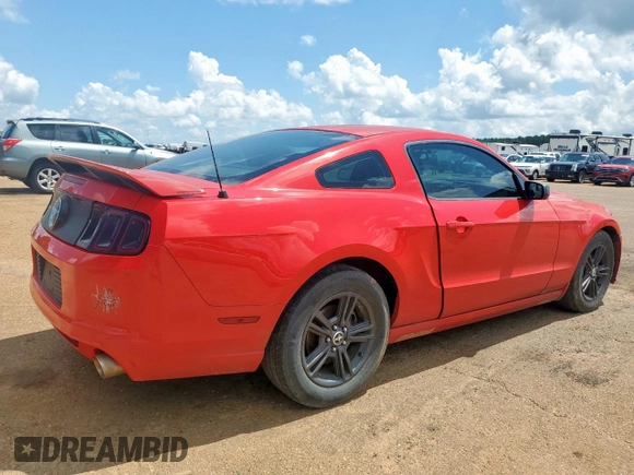 2014 Ford Mustang V6 with VIN 1ZVBP8AM8E5284439, listed as a Copart auction lot 62054585 with 183,880 mi miles and Clean title. Bid and sale history available at DreamBid. Image 3.