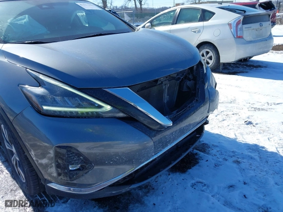 2023 Nissan Murano SV with VIN 5N1AZ2BS7PC123187, listed as a IAAI auction lot 41631296 with 63,963 mi miles. Bid and sale history available at carsss.com. Image 6.