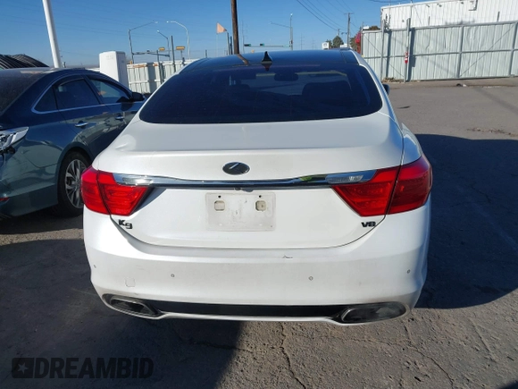2015 Kia K900 Premium with VIN KNALU4D48F6026659, listed as a IAAI auction lot 41390604 with 70,955 mi miles. Bid and sale history available at carsss.com. Image 17.