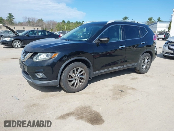 2015 Nissan Rogue SL with VIN 5N1AT2MV2FC777750, listed as a IAAI auction lot 42066839 with 168,770 mi miles. Bid and sale history available at carsss.com. Image 2.