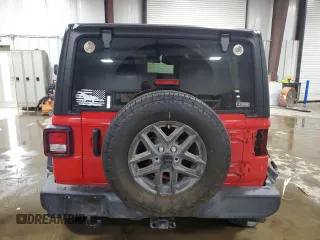 2024 Jeep Wrangler Sport S with VIN 1C4PJXDG5RW177357, listed as a Copart auction lot 52955605 with 8,382 mi miles and Salvage Title. Bid and sale history available at DreamBid. Image 6.
