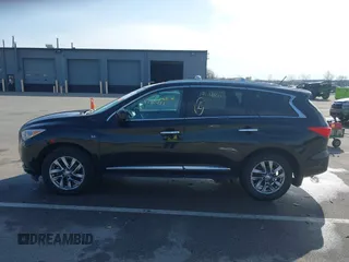 2015 Infiniti QX60 with VIN 5N1AL0MM9FC508107, listed as a IAAI auction lot 41918441 with 141,418 mi miles. Bid and sale history available at carsss.com. Image 14.