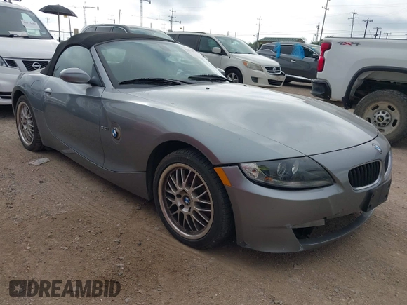 2006 BMW Z4 3.0i with VIN 4USBU33516LW59003, listed as a IAAI auction lot 42578979 with 82,386 mi miles and . Bid and sale history available at DreamBid. Image 1.