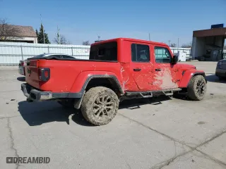 2024 Jeep Gladiator Nighthawk with VIN 1C6HJTAGXRL131534, listed as a Copart auction lot 48869675 with 6,384 mi miles and Salvage Title. Bid and sale history available at carsss.com. Image 3.