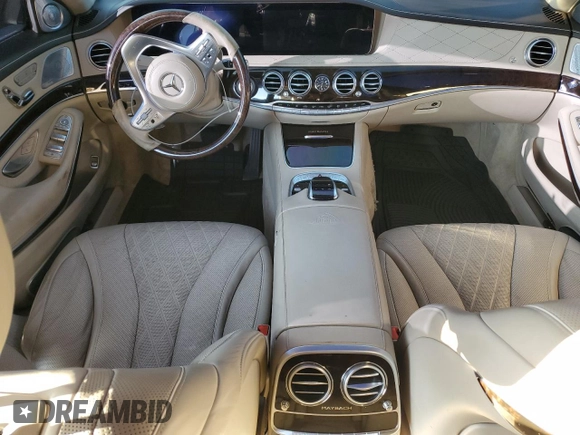 2018 Mercedes-Benz S 560 Maybach with VIN WDDUX8GB1JA363413, listed as a Copart auction lot 80050514 with 118,315 mi miles and Clean Title. Bid and sale history available at DreamBid. Image 8.
