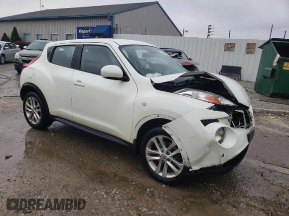 2012 Nissan Juke SL with VIN JN8AF5MR3CT112470, listed as a Copart auction lot 79398224 with 108,221 mi miles and Salvage Title. Bid and sale history available at carsss.com. Image 4.