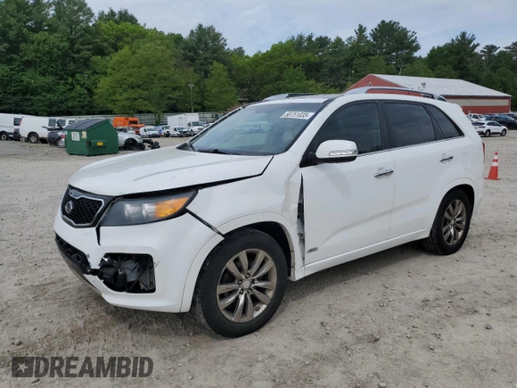 2013 Kia Sorento SX with VIN 5XYKWDA20DG395456, listed as a Copart auction lot 58751035 with 147,850 mi miles and Clean title. Bid and sale history available at DreamBid. Image 1.