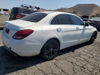 2018 Mercedes-Benz C 300 with VIN 55SWF4JBXJU240593, listed as a Copart auction lot 63388565 with 85,200 mi miles and Salvage title. Bid and sale history available at DreamBid. Image 3.