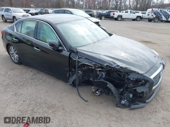 2016 Infiniti Q50 Premium with VIN JN1EV7AR2GM341628, listed as a IAAI auction lot 41898412 with 63,543 mi miles and . Bid and sale history available at DreamBid. Image 1.