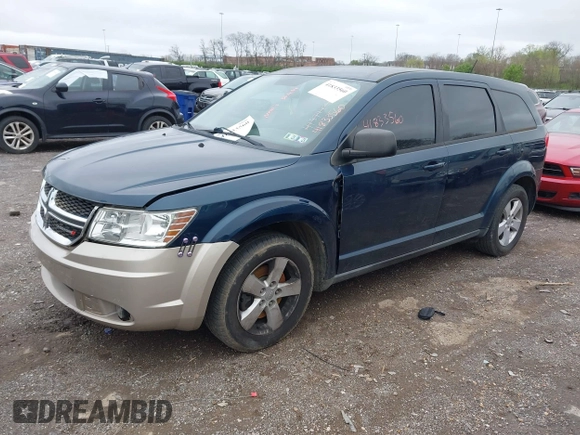 2013 Dodge Journey SE with VIN 3C4PDCAB6DT631140, listed as a IAAI auction lot 41833560 with 222,788 mi miles. Bid and sale history available at carsss.com. Image 2.