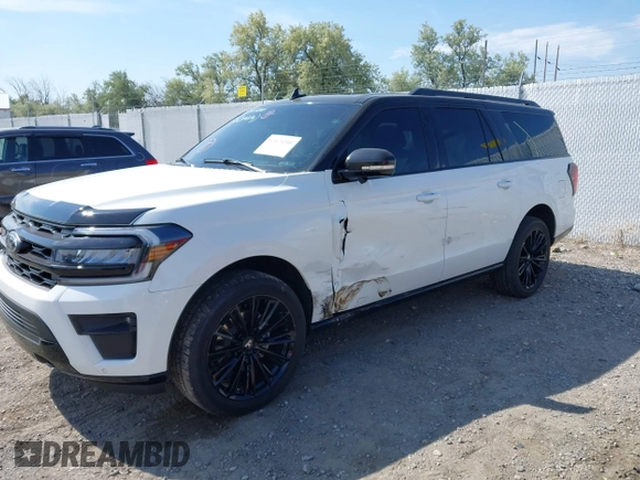 2024 Ford Expedition Max Limited с VIN 1FMJK2A8XREA38670, выставлен на аукционе IAAI как лот 42479200 с пробегом 9 635 миль миль и . История ставок и продаж доступна на DreamBid. Изображение 22.