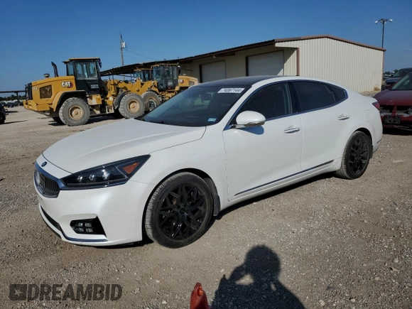 2017 Kia Cadenza Premium with VIN KNALC4J14H5061186, listed as a Copart auction lot 74087144 with 68,603 mi miles and Salvage Title. Bid and sale history available at carsss.com. Image 1.
