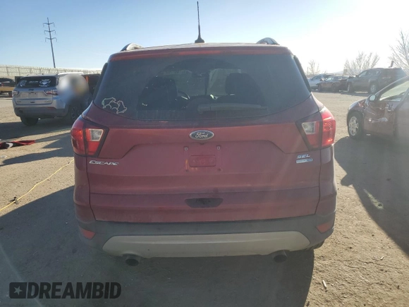 2019 Ford Escape SEL with VIN 1FMCU9HD8KUA00669, listed as a Copart auction lot 86865294 with 48,206 mi miles and Salvage Title. Bid and sale history available at carsss.com. Image 8.