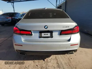 2021 BMW 5 Series 540i with VIN WBA53BJ05MCG02307, listed as a Copart auction lot 48250365 with 29,787 mi miles and Salvage Title. Bid and sale history available at DreamBid. Image 6.