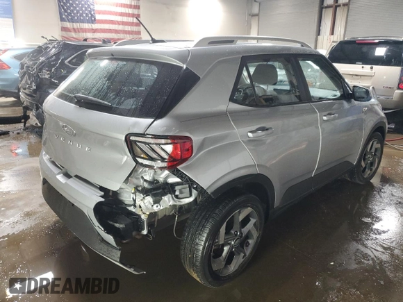 2023 Hyundai Venue Limited with VIN KMHRC8A34PU223050, listed as a Copart auction lot 51277385 with 26,966 mi miles and Salvage Title. Bid and sale history available at DreamBid. Image 3.