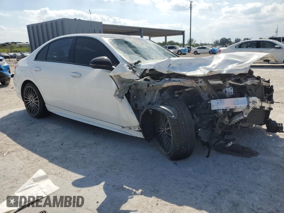 2022 Mercedes-Benz C 300 with VIN W1KAF4GB8NR047934, listed as a Copart auction lot 48605975 with 37,096 mi miles and Non Repairable. Bid and sale history available at DreamBid. Image 4.