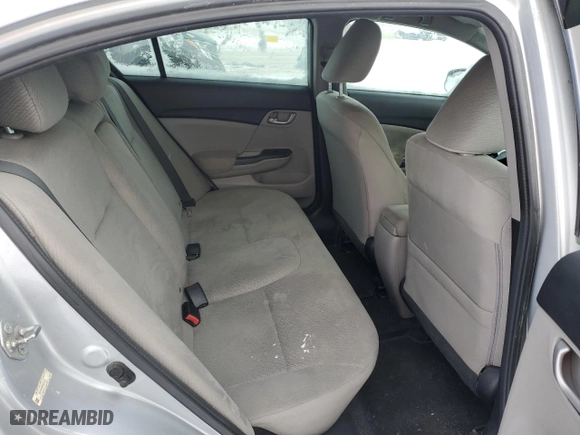 2013 Honda Civic Sdn LX with VIN 2HGFB2F49DH002455, listed as a Copart auction lot 83237064 with 319,959 mi miles and Salvage Title. Bid and sale history available at carsss.com. Image 10.