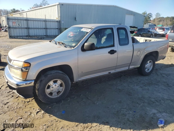 2007 Chevrolet Colorado LT w/1LT with VIN 1GCCS199178182107, listed as a Copart auction lot 82928604 with 170,928 mi miles and Clean Title. Bid and sale history available at carsss.com. Image 1.