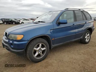 2002 BMW X5 3.0i with VIN 5UXFA53552LH80222, listed as a Copart auction lot 73536884 with 312,697 mi miles and Clean Title. Bid and sale history available at carsss.com. Image 1.