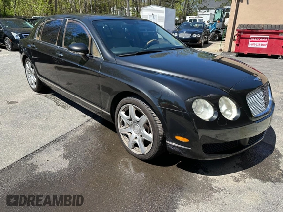 2008 Bentley Flying Spur with VIN SCBBR93W98C055885, listed as a Copart auction lot 55952445 with 81,286 mi miles and Clean Title. Bid and sale history available at DreamBid. Image 1.