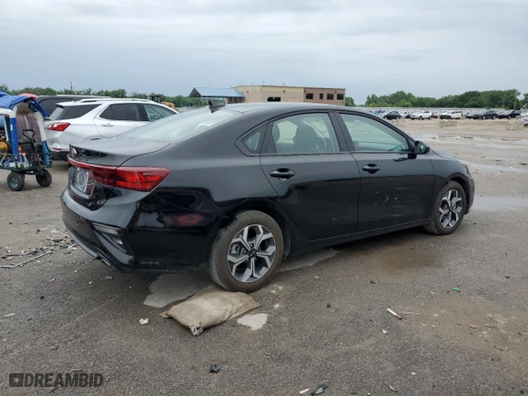 2021 Kia Forte LXS with VIN 3KPF24AD6ME412210, listed as a Copart auction lot 56917444 with 27,144 mi miles and Salvage Title. Bid and sale history available at carsss.com. Image 3.