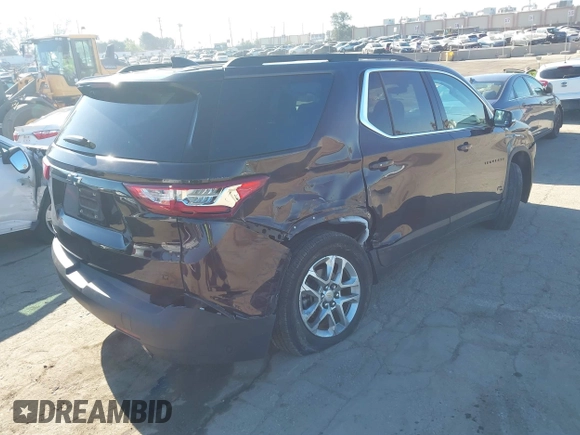 2020 Chevrolet Traverse LT Cloth with VIN 1GNERGKW9LJ319473, listed as a IAAI auction lot 41859216 with 63,159 mi miles. Bid and sale history available at carsss.com. Image 4.
