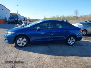2015 Honda Civic Sedan LX with VIN 2HGFB2F57FH564432, listed as a IAAI auction lot 41839793 with 72,197 mi miles. Bid and sale history available at carsss.com. Image 14.