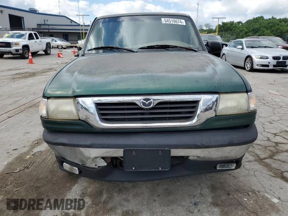 1999 Mazda B-Series 2WD Truck SE with VIN 4F4YR16VXXTM26442, listed as a Copart auction lot 54518674 with 184,041 mi miles and Salvage Title. Bid and sale history available at carsss.com. Image 5.